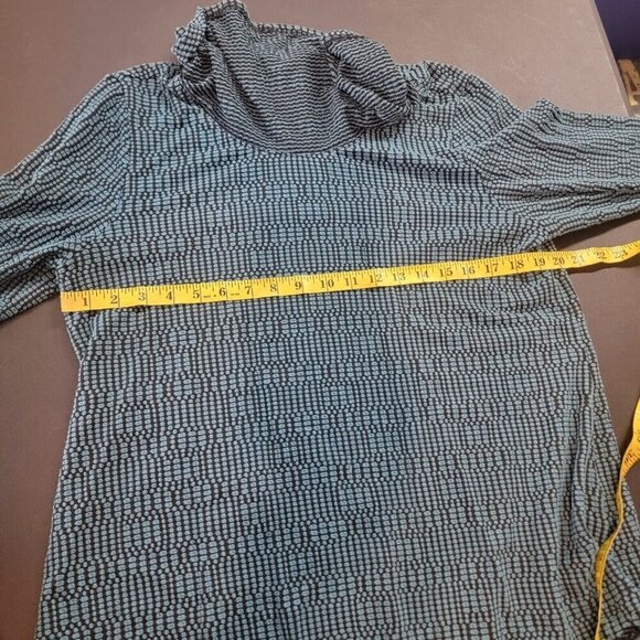 Habitat Clothes To Live In Cowl Neck Tunic Long Sleeve Textured Knit Large Artsy - Picture 5 of 6